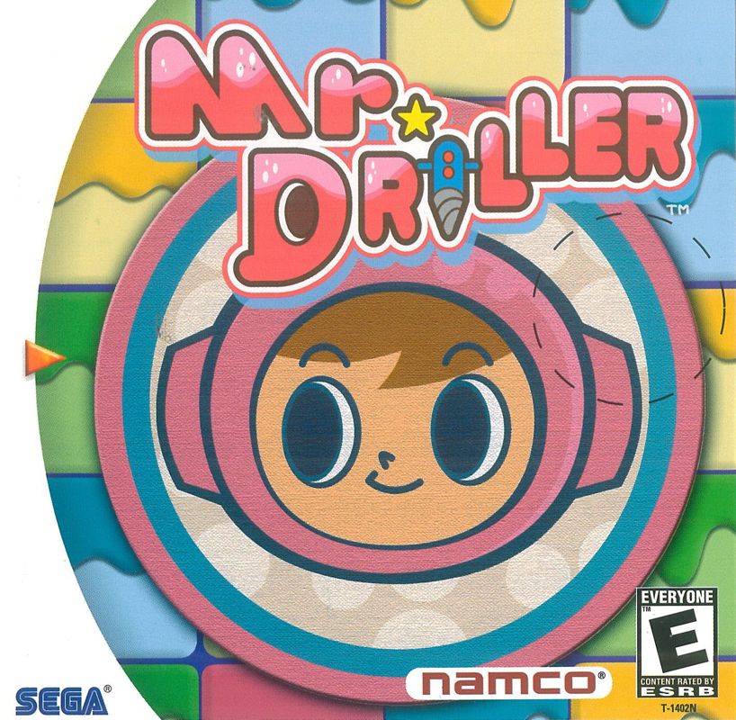 Mr. Driller box art for Sega Dreamcast